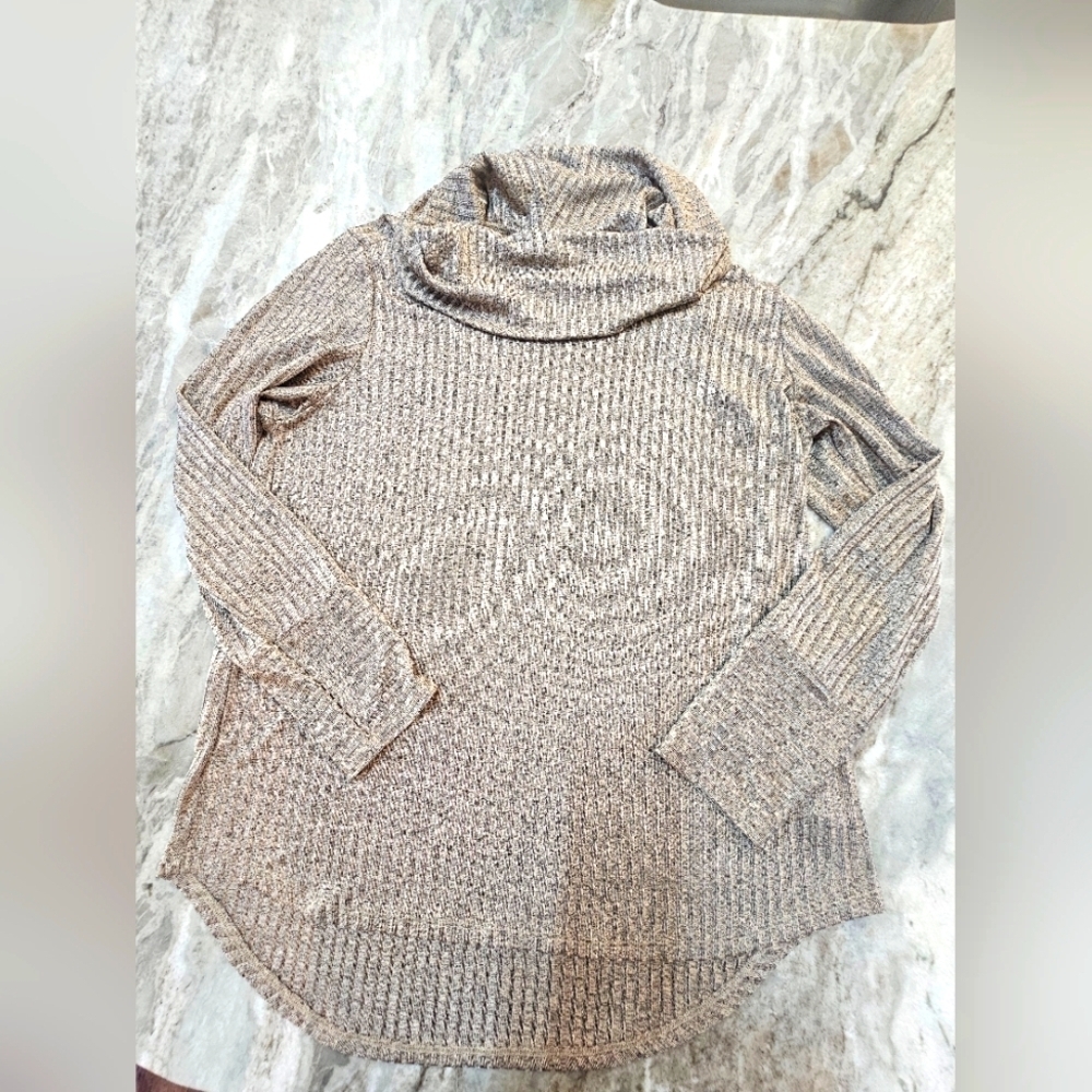 Jones New York Cowl Neck Ribbed Knit Sweater - Size XL